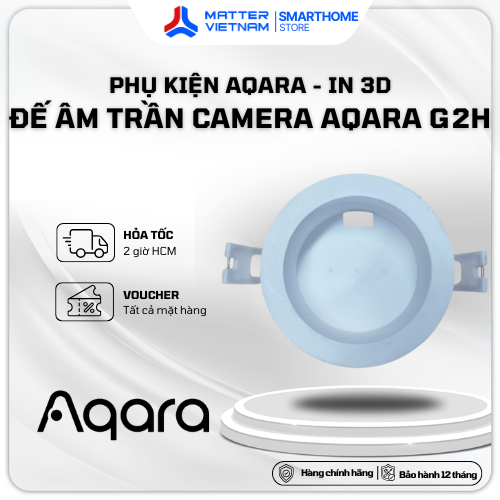 [In 3D] Đế âm trần cảm biến hiện diện, camera Aqara G2H