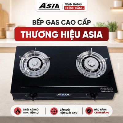 Bếp Gas dương kính cao cấp ASIA BL-6800I, đầu đốt Inox 304 phi 82-100, bảo hành 36 tháng