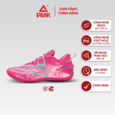 [PEAK x Malik Monk] Giày bóng rổ nam PEAK Taichi Big Triangle 4.0 Pro siêu nhẹ, siêu êm, chống lật ET54761A