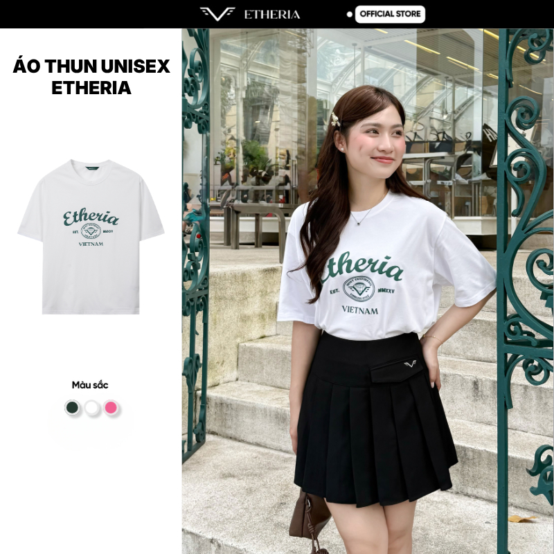 Áo Thun Unisex Nam Nữ Etheria Cotton Cao Cấp Thoáng Mát, Mềm Mịn - EAT2062506