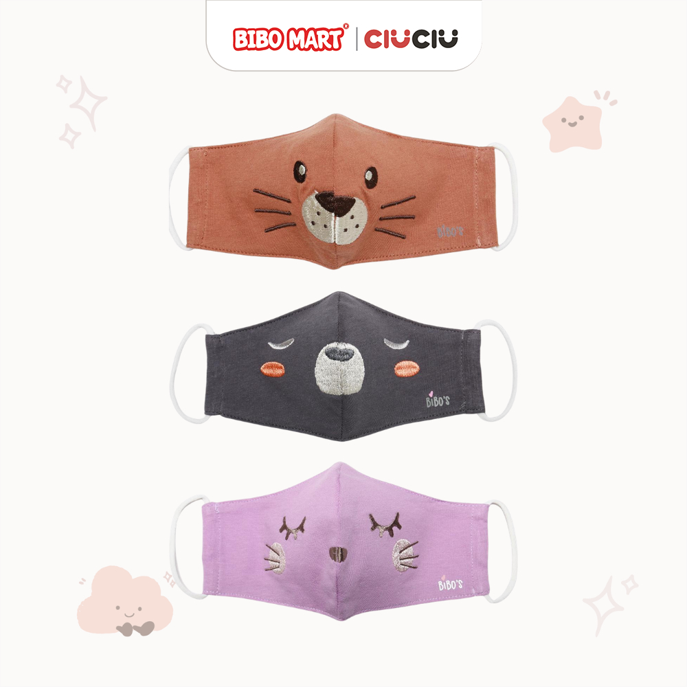 Khẩu Trang Bibo’s CM30 Hình Thú Đáng Yêu - Bibo Mart