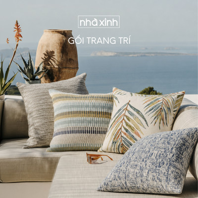 Gối Tựa Lưng Sofa Trang Trí 45x45 Vải Nhiều Màu – Nhà Xinh