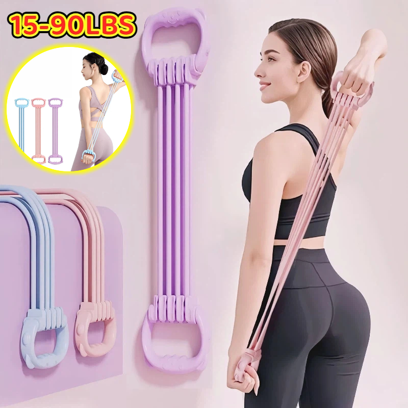(PL)Dây Tập Kháng Lực Số 6 Tai Mèo - 15-90lbs - Dành Cho Văn Phòng, Nội Trợ dàng điều chỉnh giúp mở 