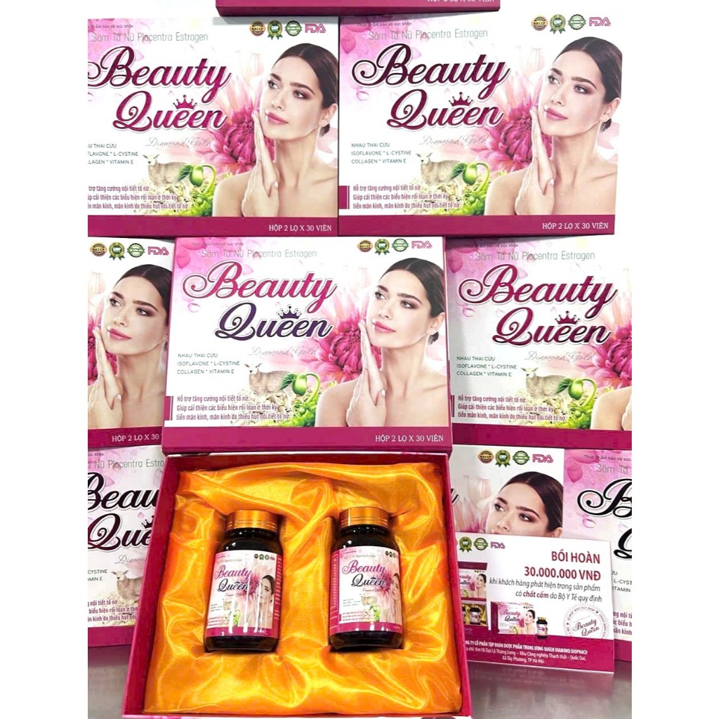 Sâm Tố Nữ Estrogen Beauty Queen bổ thận, nám da, sạm da ích huyết, tăng cường nội tiết tố nữ, kinh n