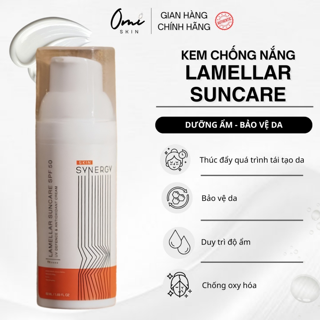 Kem Chống Nắng Skin Synergy Lamellar Suncare SPF 50 PA++++ 50ml