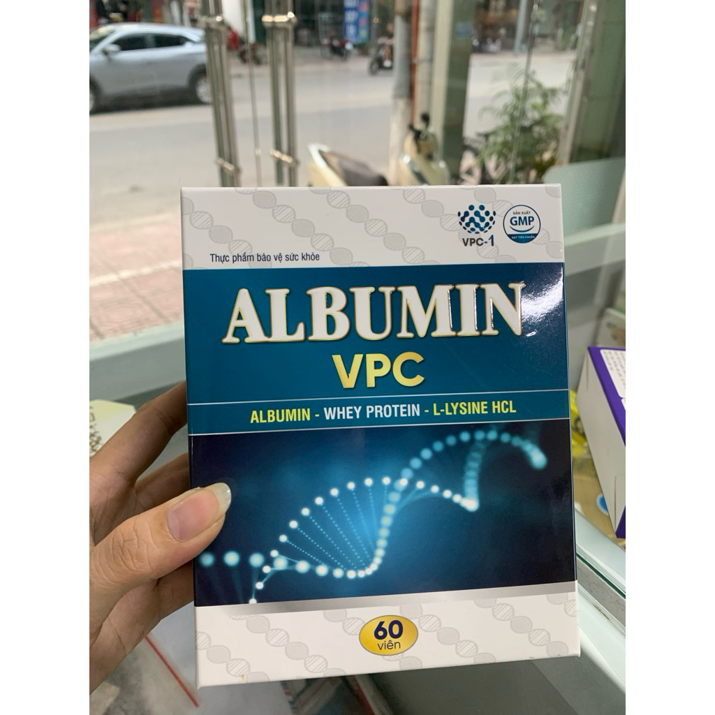 Albumin vpc 1 bổ aung albumin và các vitamin giúp tăng cường sức khoẻ