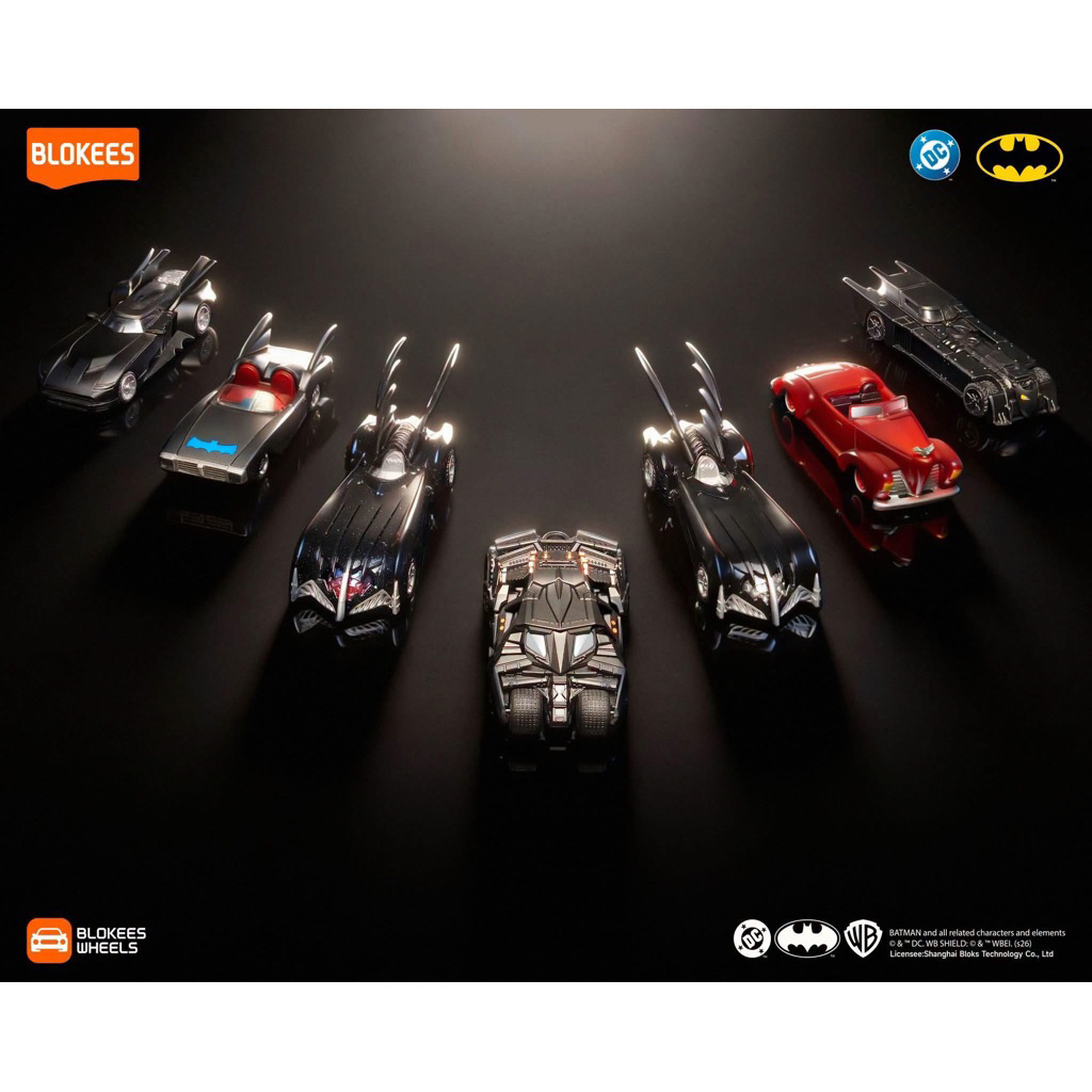 [Blind box] Chính hãng Blokees Wheels Batman E02 - lẻ hộp mù xe Batman E02