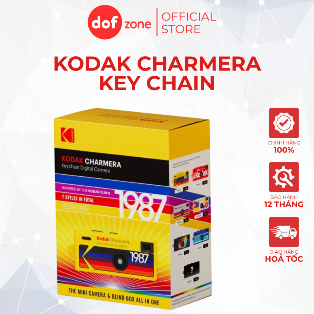 Máy Ảnh Digital Kodak Charmera Key Chain (Blind Box) - Hàng Mới Chính Hãng
