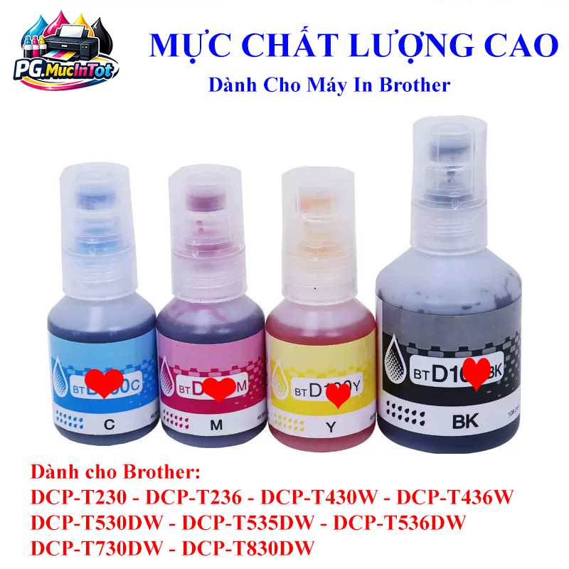Mực In Màu Chất Lượng Cao Cho Máy In Brother DCP-T230 T236 T430W T436W T530DW T535DW T536DW T730DW T