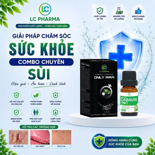 [CÓ CHE TÊN] Combo DDVS ONLY MAN và Chấm TCA DABAVIR - Hỗ trợ các vấn đề hạt ngọc, sùi MG, mụn cóc, gai SD...