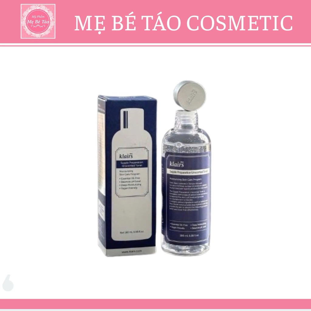 NƯỚC HOA HỒNG KLAIRS KHÔNG MÙI