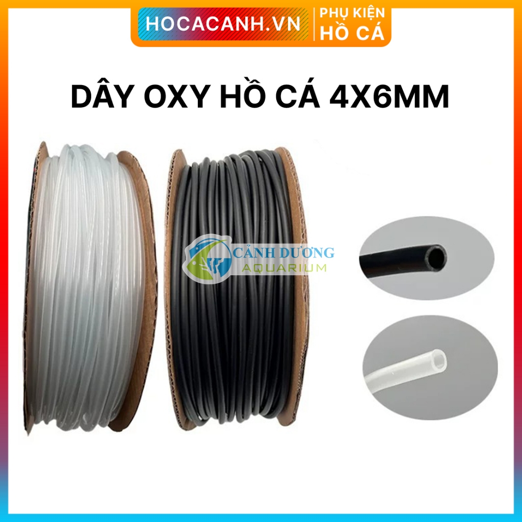 Dây oxy dẻo chống gập kích thước 4x6mm