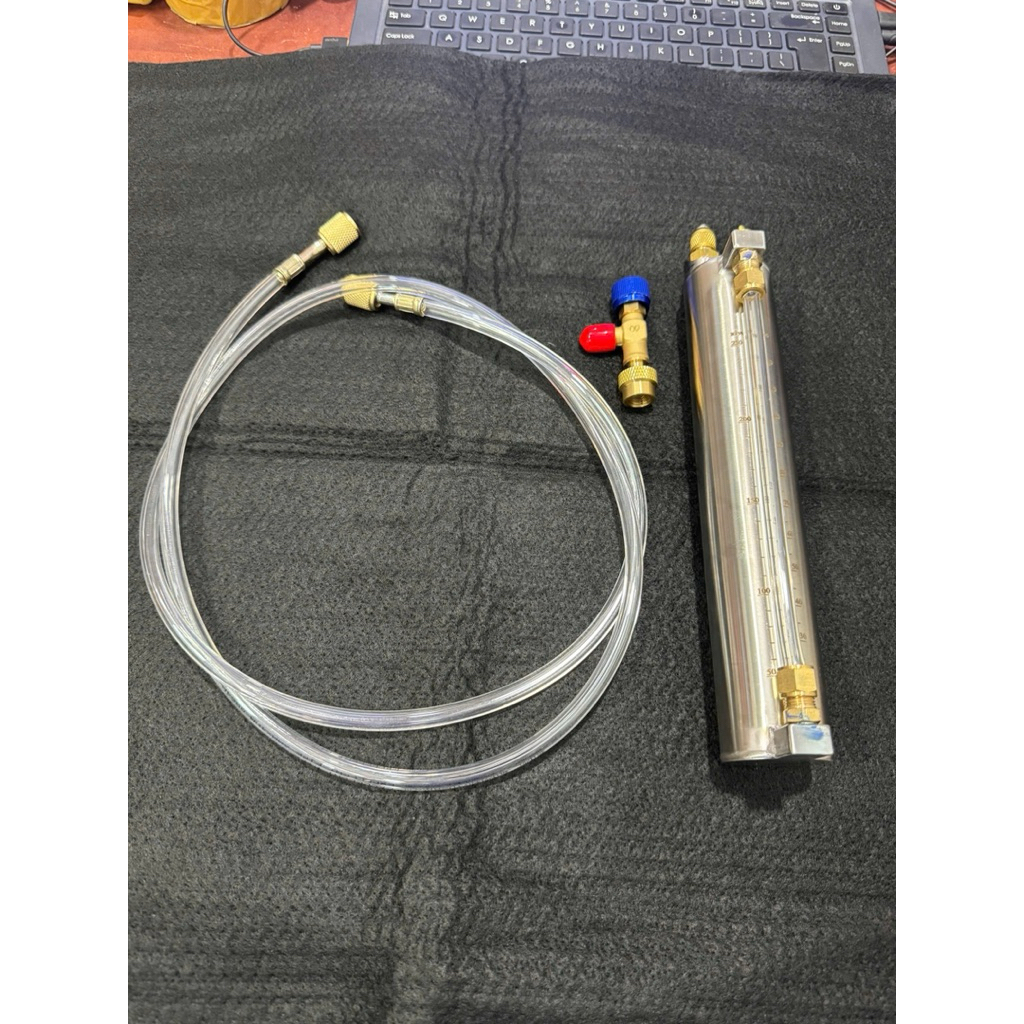 Bình chiết gas inox chuyên dụng nạp gas tủ lạnh với 3 loại gas thông dụng r600a-r134a-r290
