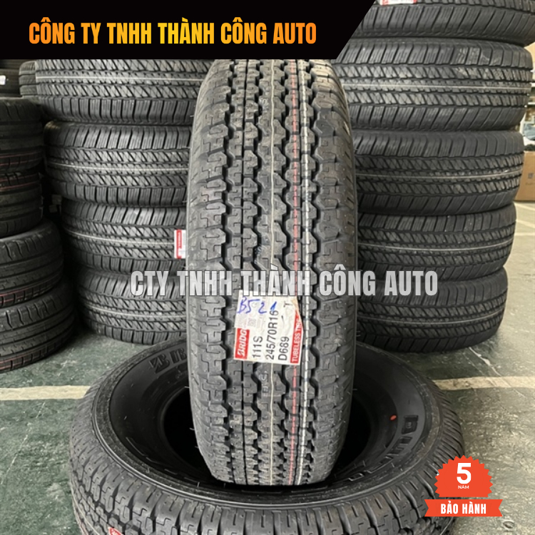 Lốp 245/70R16 BRIDGESTONE D689 -  Vỏ Lốp Ford Everest - Lốp Mitsubishi Triton - Lốp 245 70 R16
