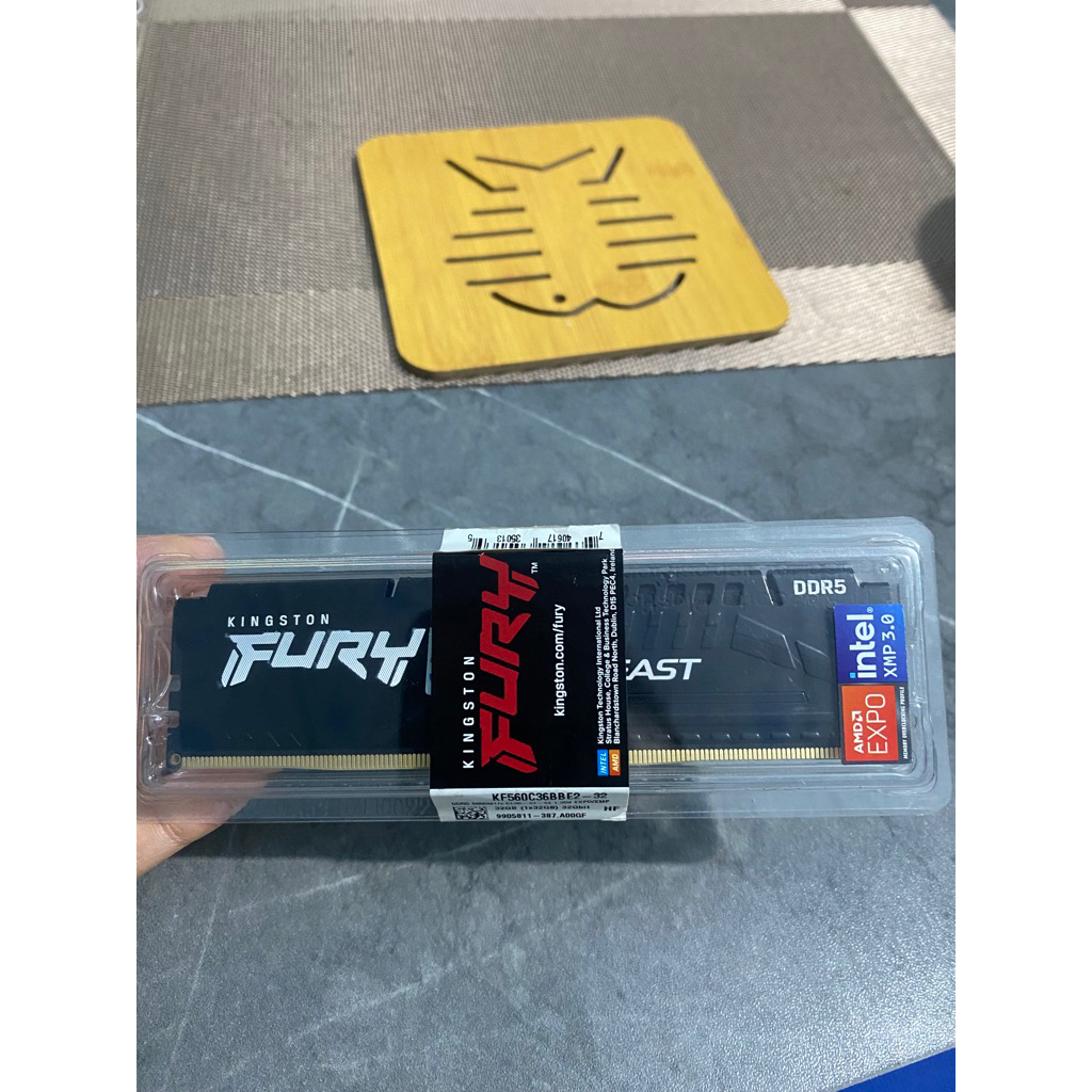 RAM PC Kingston Fury Beast 32GB DDR5 | (1x32GB), 6000MHz