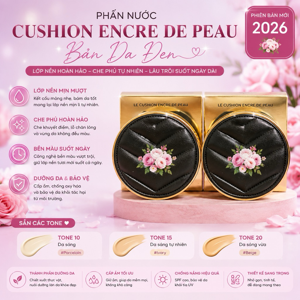 Phấn Nước Cushion YL Le Cushion Encre De Peau