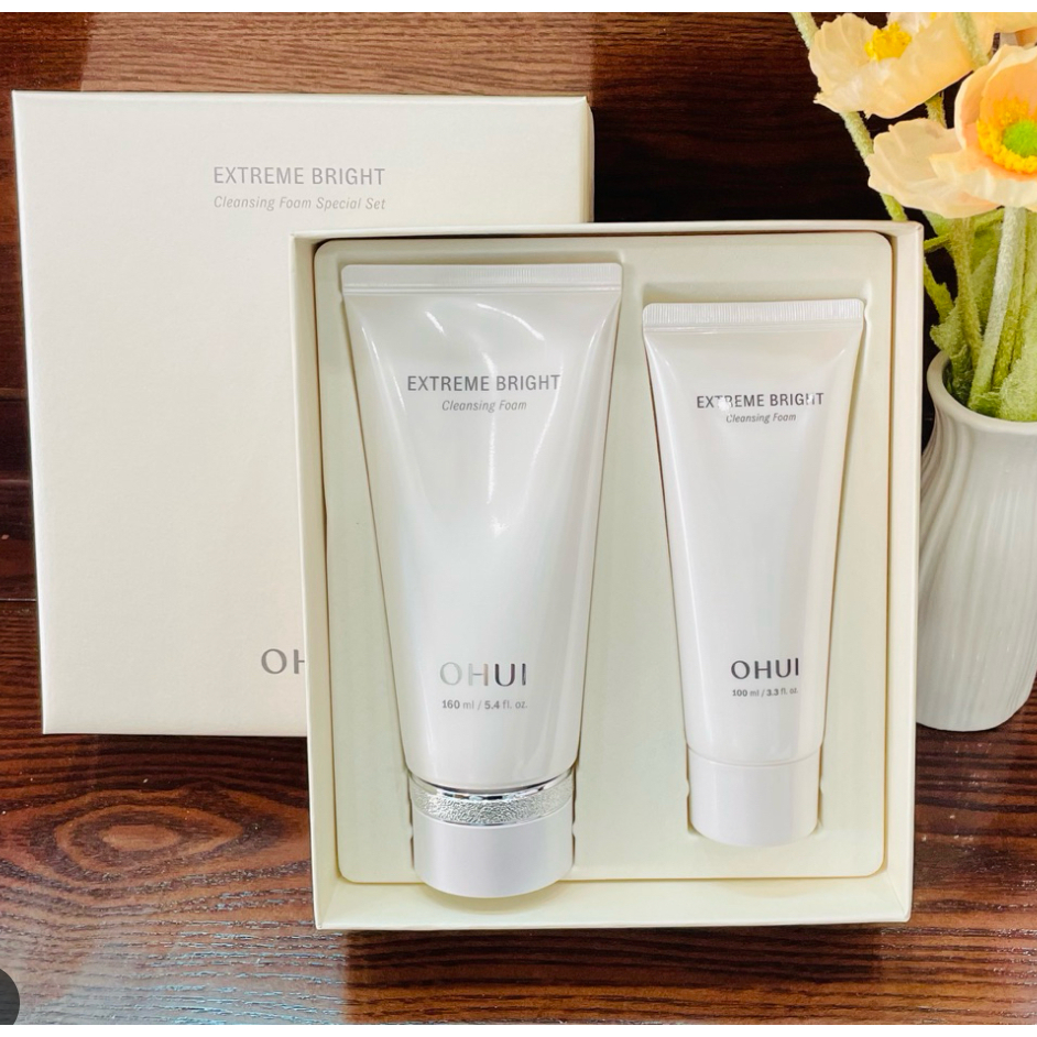 [HÀNG CÔNG TY] Set Sữa Rửa Mặt Dưỡng Trắng Ohui Extreme Bright Foam 160ml + 100ml_𝐋𝐈𝐍𝐇 𝐊𝐎𝐑𝐄𝐀
