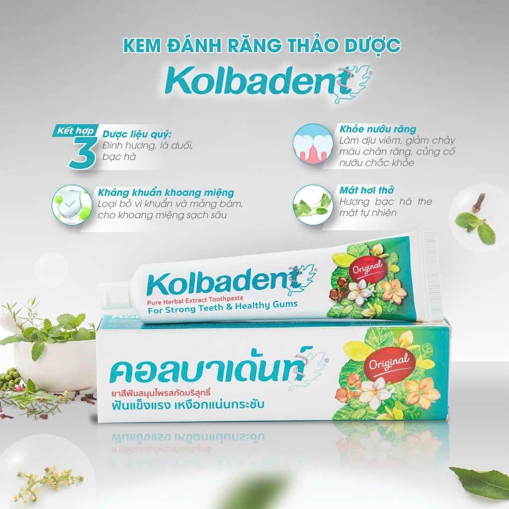 Kem Đánh Răng Kolbadent - Dental B NK Thái Lan