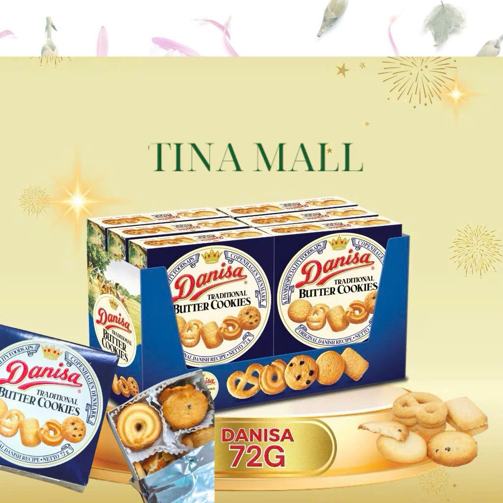 Bánh Quy Bơ Danisa 72 GAM/Hộp date mới ( hàng  chính hãng )