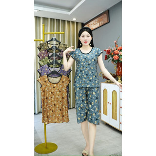Bộ lửng trung niên có tay vải thun lạnh mềm mát