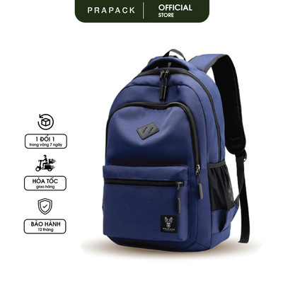 Balo Unisex Campus Cá Tính, Chất Liệu Vải Polyester Trượt Nước Cao Cấp - BL177