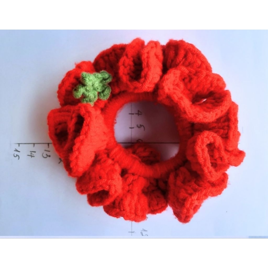 Dây cột tóc Scrunchies len handmade