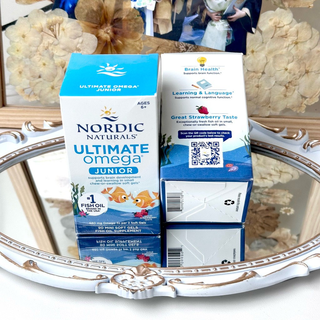 (Hàng Mỹ) Nordic Naturals Ultimate Omega Junior 90 viên – Omega 3 cho trẻ từ 6 tuổi – Hương dâu