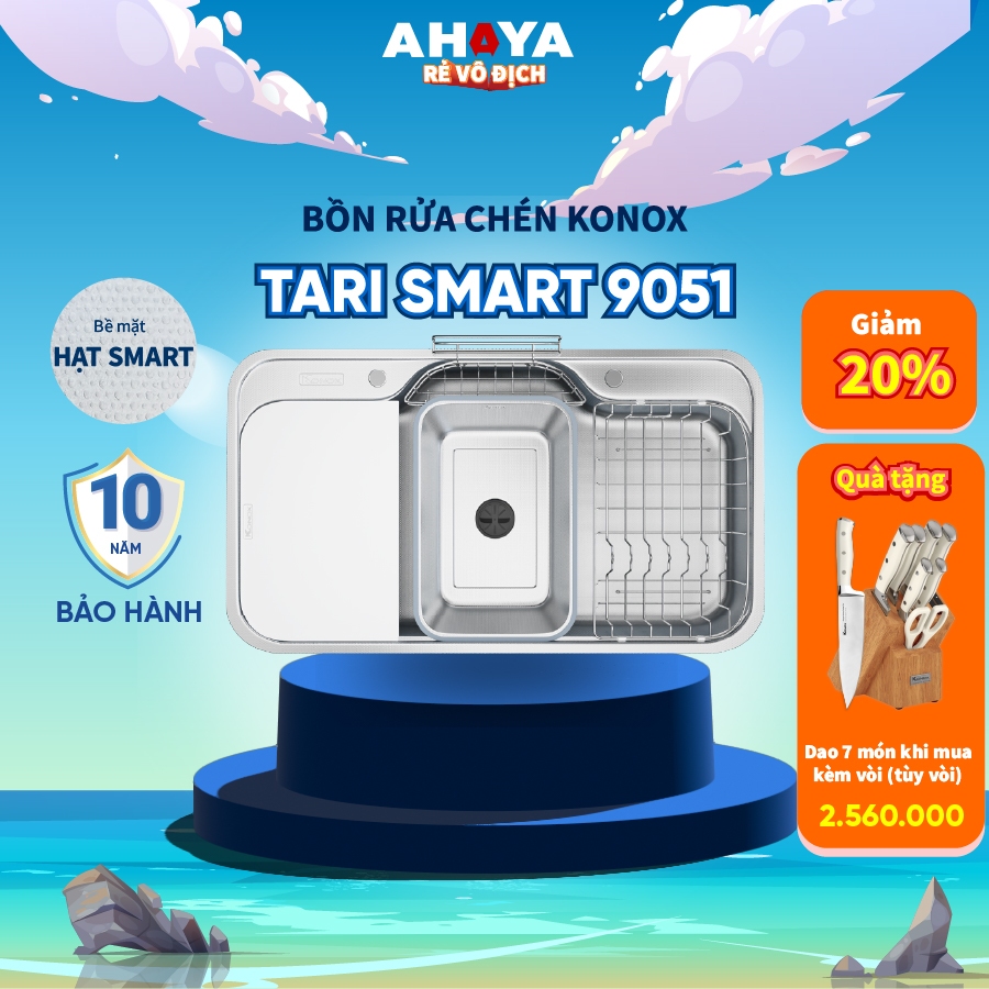 Bồn rửa chén Konox Tari Smart 9051 Japanese Style