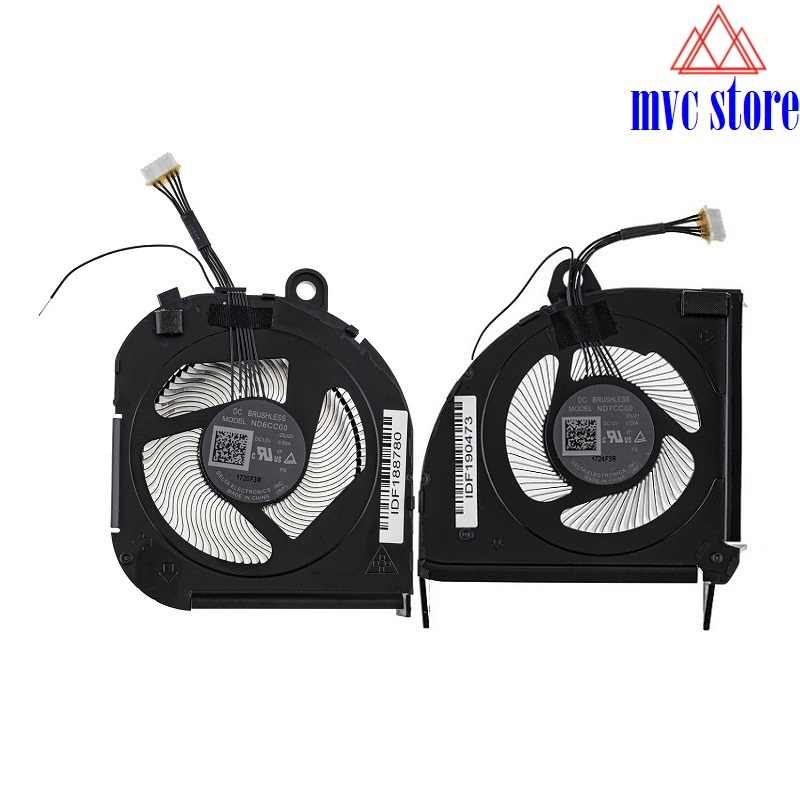 Fan quạt tản nhiệt CPU-GPU laptop Lenovo Thinkpad P15 Gen 2, T15G Gen 2, DC12V