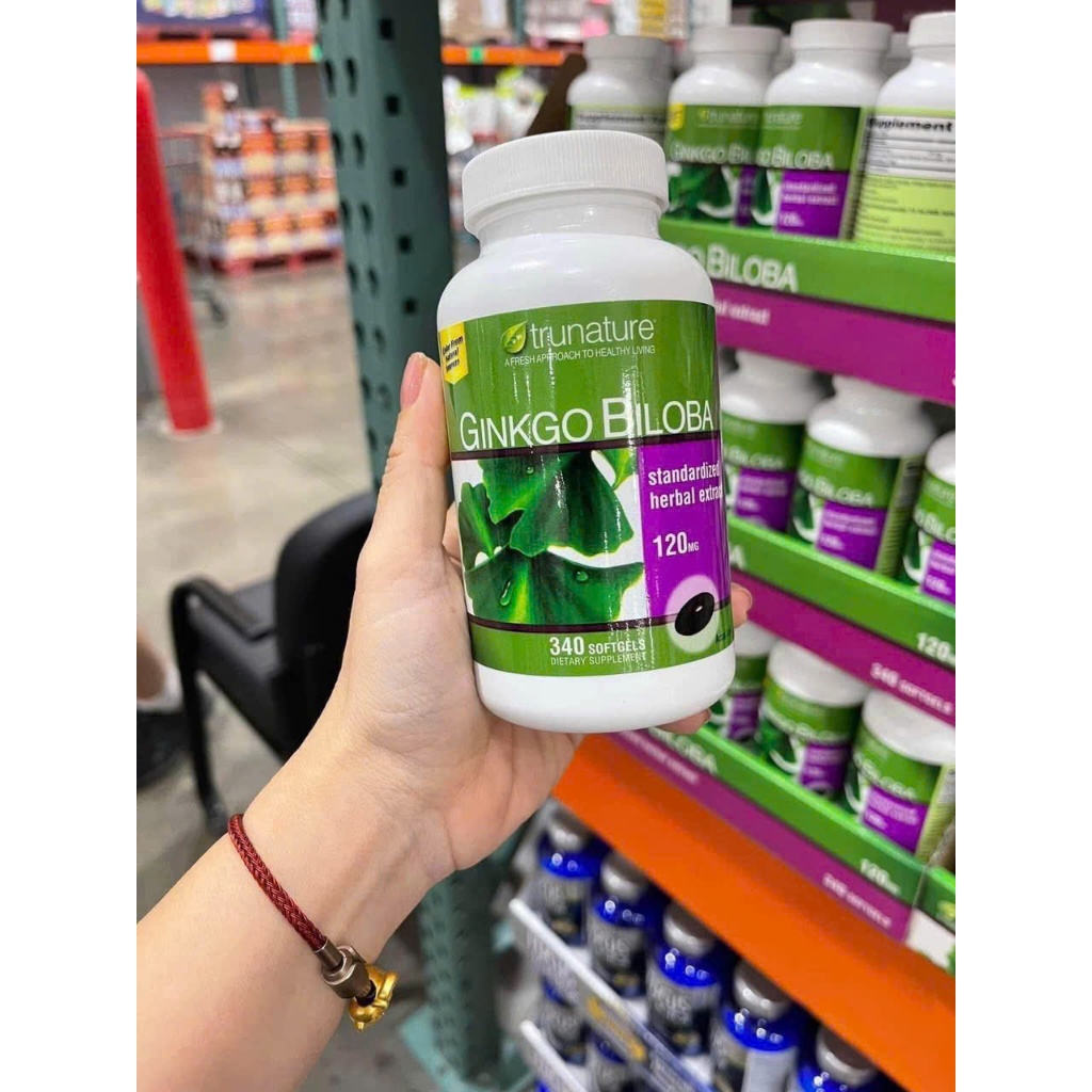 Viên Uống Bổ Não Trunature Ginkgo Biloba 120mg