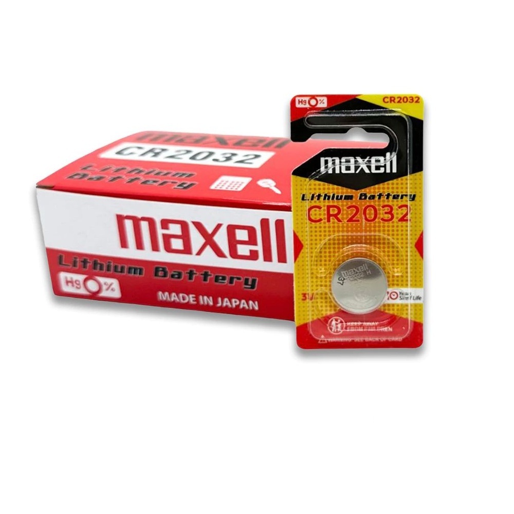 Pin Maxell CR2032H / CR2032 / CR2025 / CR2016 Lithium 3V dùng cho điều khiển ô tô, cân điện tử