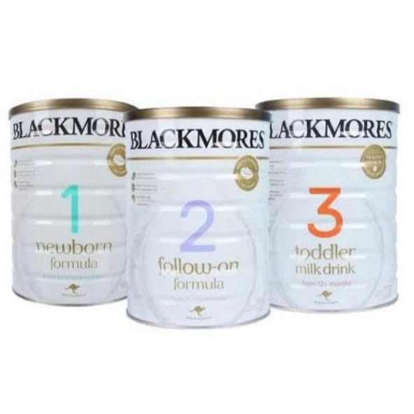 Sữa Blackmore Úc số 1/2/3 lon 900g