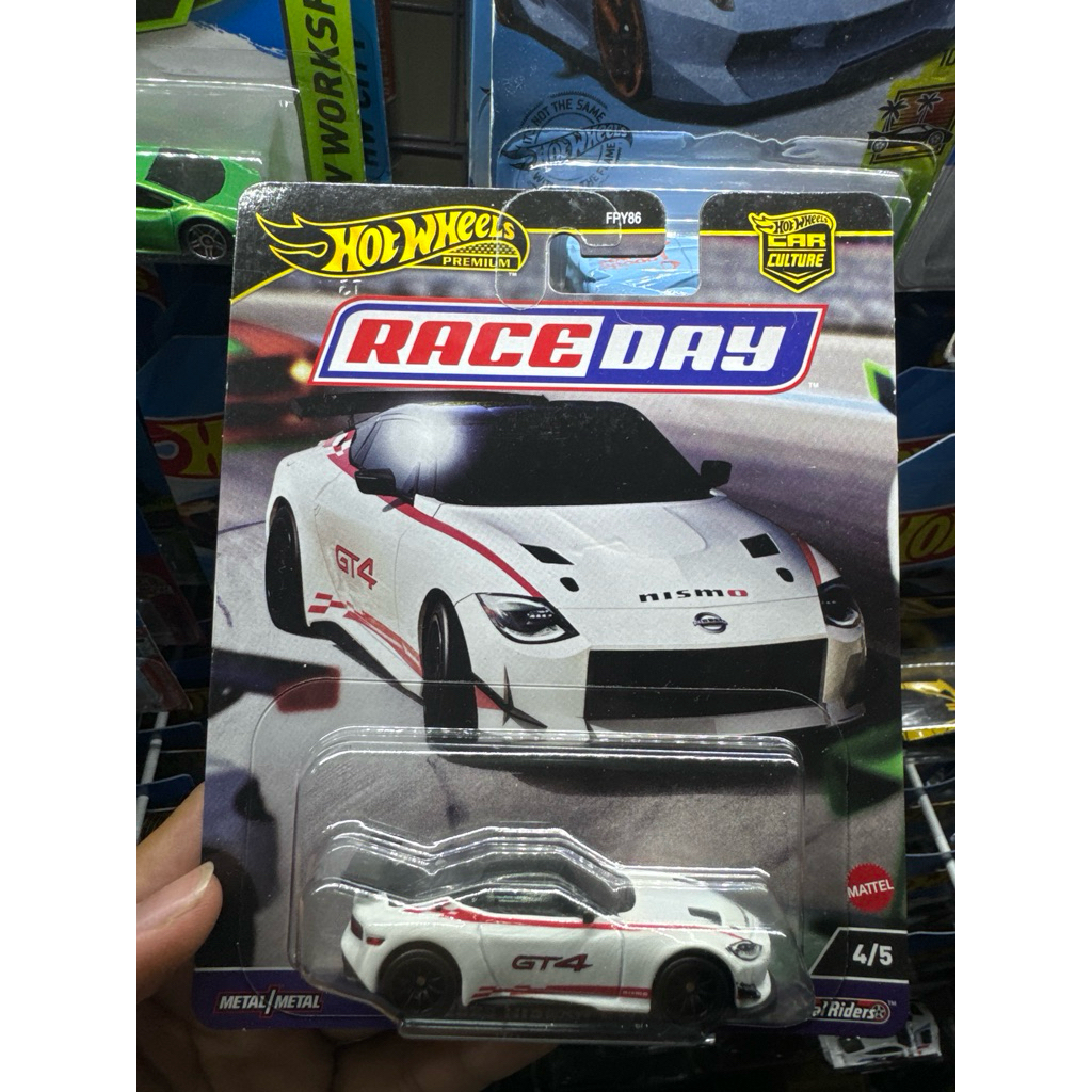 (Có sẵn-Hoả tốc SG) Xe mô hình 1:64 Hotwheels Premium 2023 Nissan Z GT4