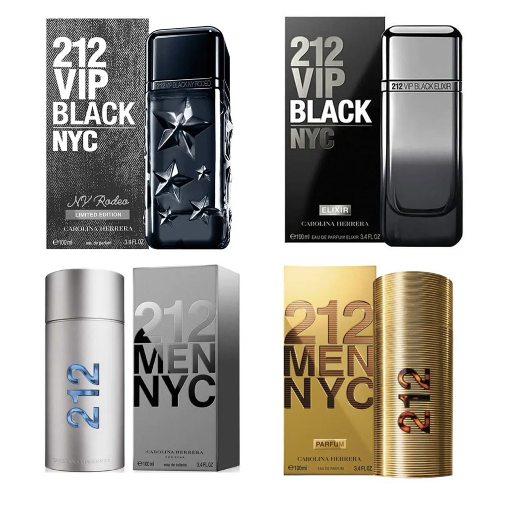 ✨ Nước Hoa nam 212 VIP Black NY Rodeo, 212 VIP Black Elixir, 212 Men NYC EDT & 212 Men NYC Parfum Go