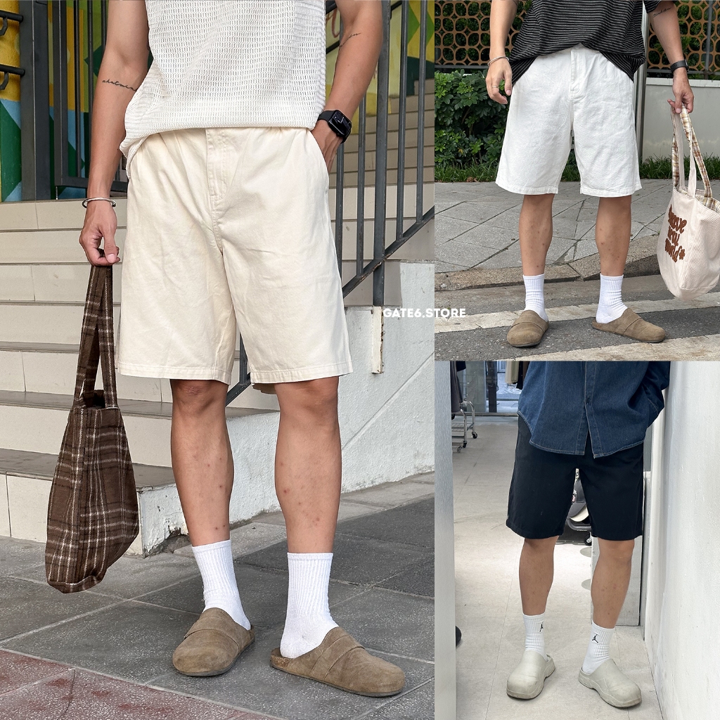 Quần Short Nam kaki BT, quần cộc khuy chun co giãn 234 - GATE6 - 5434