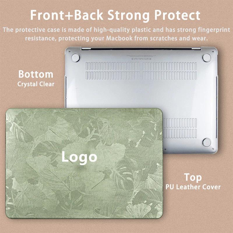 Ốp lưng cho macbook Pro 14 M1 M2 M3 M4 ốp lưng trước + sau Vỏ bảo vệ kết cấu vải Gradient