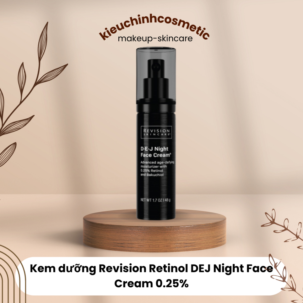 (Hàng công ty) Kem dưỡng Revision Retinol DEJ Night Face Cream 0.25% / Retinol 0.25% revision