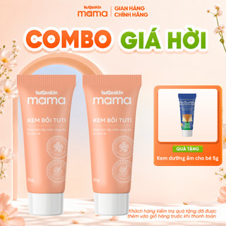 Combo 2 Kem Bôi giảm Nứt Đầu Ti KUTIESKIN MAMA Lành Tính Cho Cả Mẹ Và Bé 15G KMT01-2