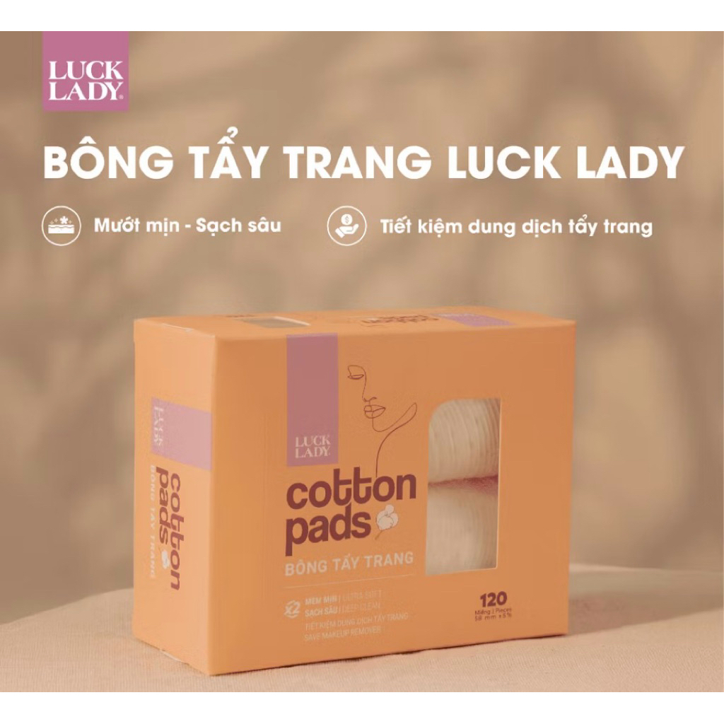 4Hộp bông tẩy trang luck_Lady 120M
