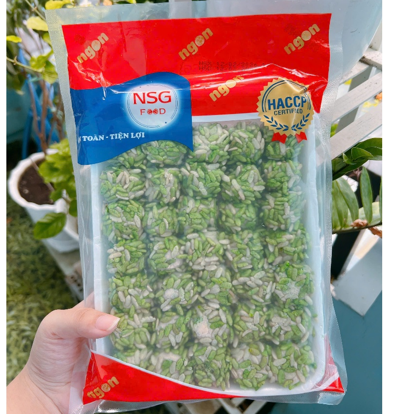 Khay 500g chả cốm xanh Ongon ( NSG Ngon)