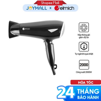 Máy Sấy Tóc Elmich HDE-1819, Hàng Chính Hãng, 2000W, Dễ Dàng Tạo Kiểu, 3 Mức Chỉnh Độ Sấy - JoyMall
