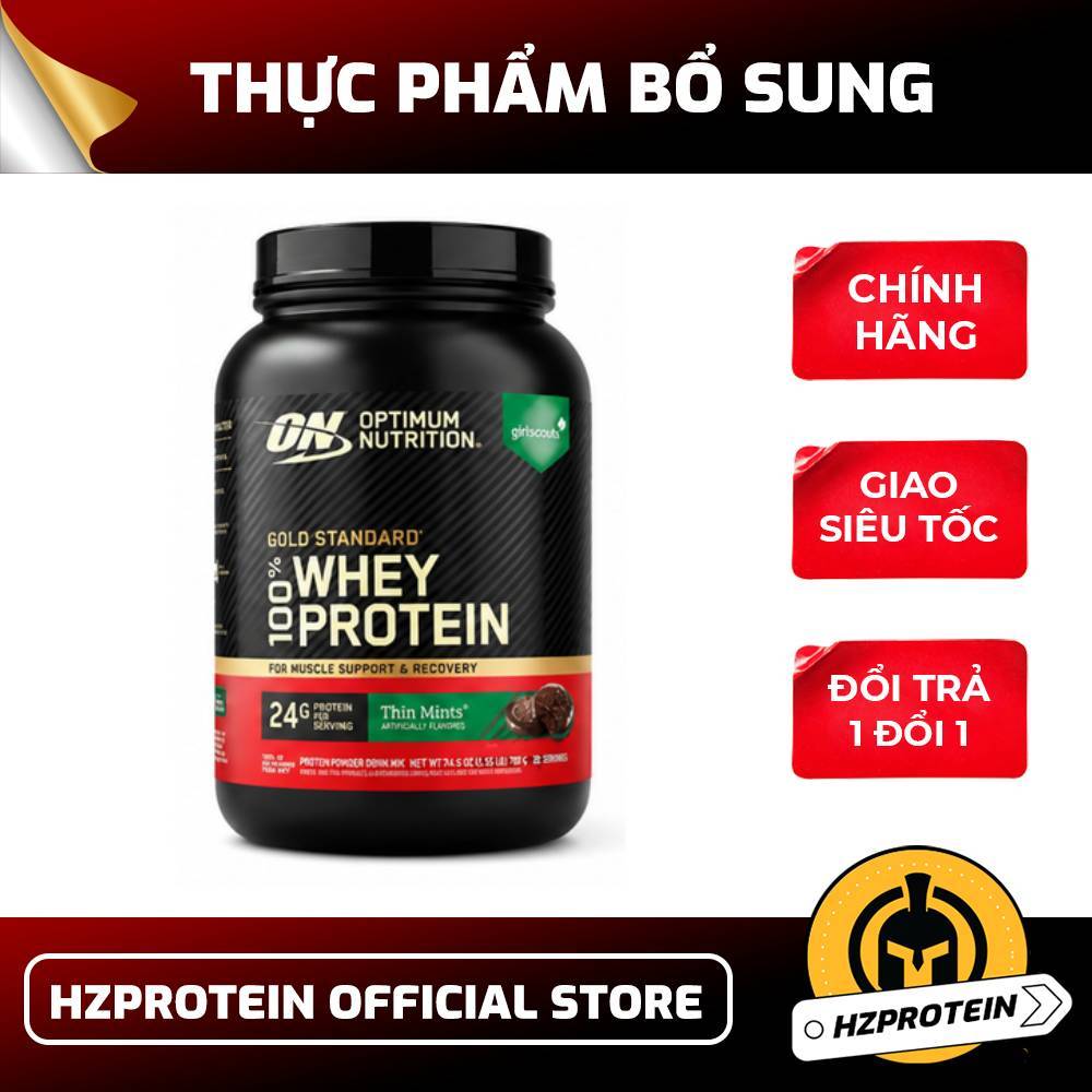 Optimum Nutrition Gold Standard 100% Whey |1.5lbs 22 Lần Dùng| Protein Whey Nhập Khẩu