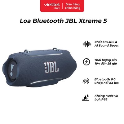 Loa Bluetooth JBL Xtreme 5 Chính hãng | Âm thanh JBL Pro Sound | Kết Nối Linh Hoạt | Bluetooth 6.0