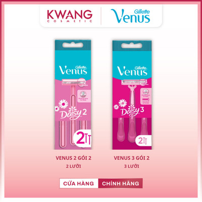 Dao cạo Nữ GILLETTE Venus Daisy 2 và Venus Daisy 3