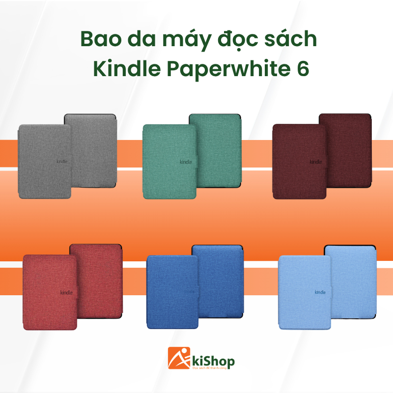 Cover (không kèm máy) - Bao da máy đọc sách Kindle Paperwhite 6