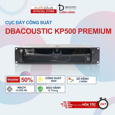 Cục đẩy công suất DBAcoustic KP500 PREMIUM - 2 kênh - class AB - 500W - Chính hãng - BH 12 tháng