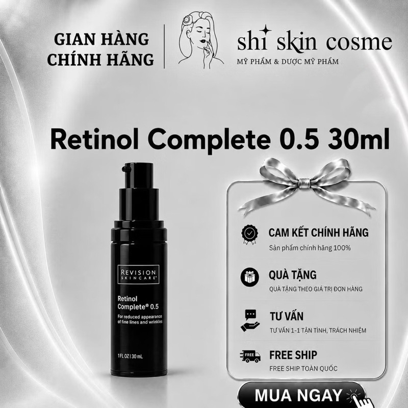 Tinh Chất Retinol Revision Trẻ Hóa Và Cải Thiện Nếp Nhăn Revision Skincare Retinol Complete 0.5