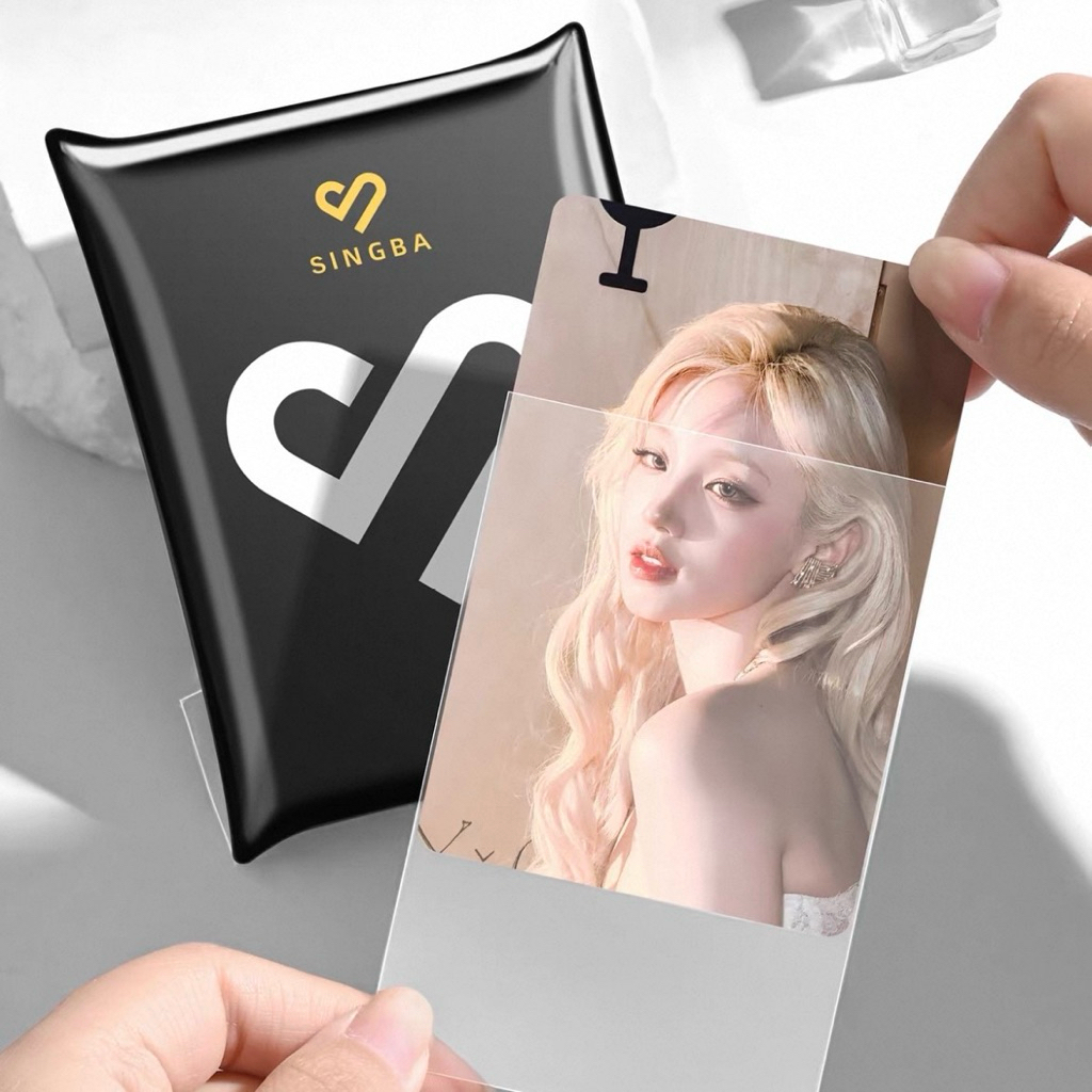 Pack 50 cái Sleeve SINGBA bọc bảo vệ card bo góc