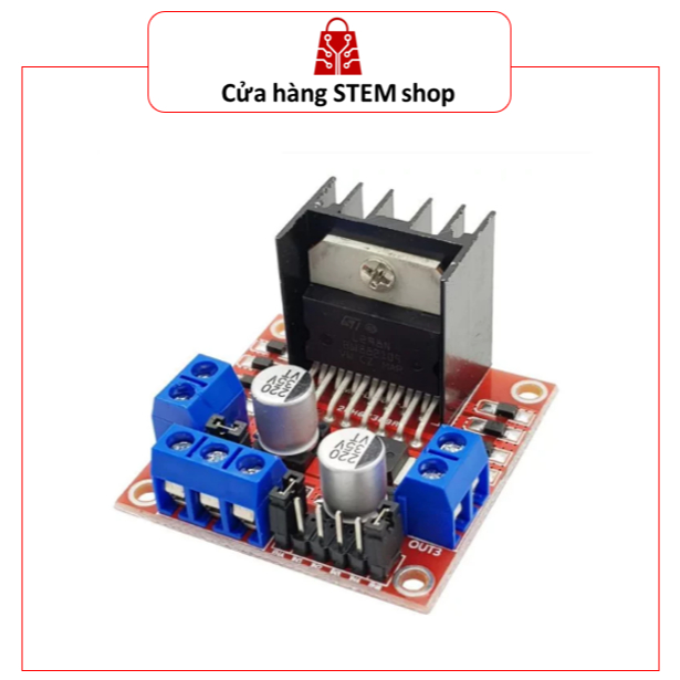 Module Điều Khiển Động Cơ L298N – Driver Motor DC/Stepper 2 Kênh Cho Arduino, Robot, DIY