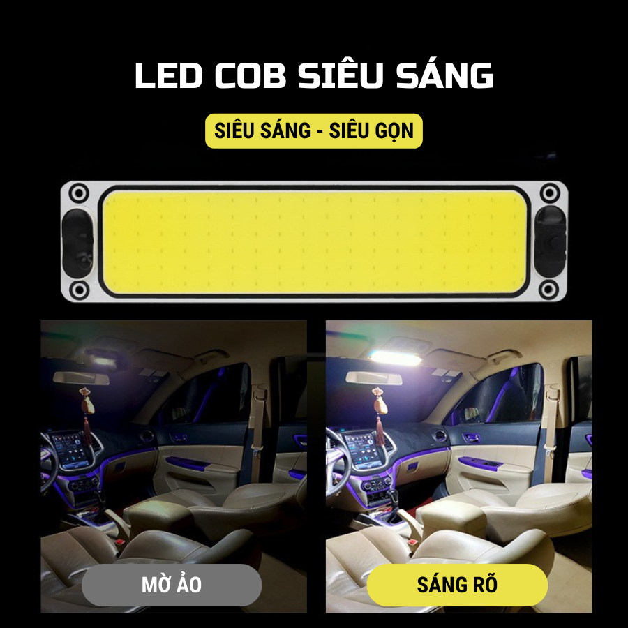 Đèn led COB trần, Đèn led COB trần Đại Nam, Đèn led COB trần 12V, 14V